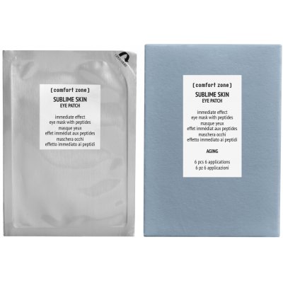 Comfort Zone Sublime Skin oční maska s peptidy 6 ks – Sleviste.cz