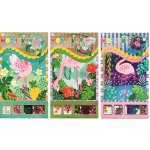 Anděl Mozaika se třpytivými flitry Plameňák 17 x 30 cm 1721 – Sleviste.cz