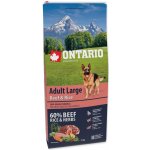 Ontario Adult Large Beef & Rice 12 kg – Hledejceny.cz
