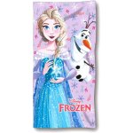MLC Bavlněná plážová osuška Ledové království Frozen motiv Elsa a Olaf 70 x 140 cm – Sleviste.cz