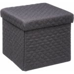 DekorStyle Taburet Bella Grey 31x31 cm – Sleviste.cz