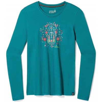Smartwool W FLORAL TUNDRA GRAPHIC LONG SLEEVE tee Lady