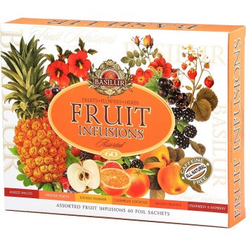 Basilur Fruit Infusions sada ovocných čajů 6 x 10 x1,8 g