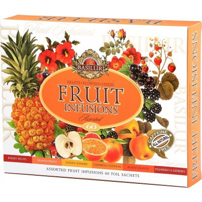 Basilur Fruit Infusions sada ovocných čajů 6 x 10 x1,8 g