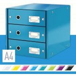 Leitz box Click & Store 3 zásuvky modrý – Hledejceny.cz
