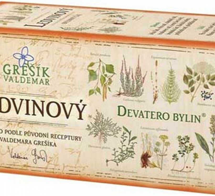 Grešík Ledvinový Devatero bylin 20 x 1,5 g