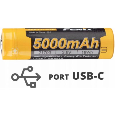 Fenix 21700 5000 mAh USB-C – Zboží Živě