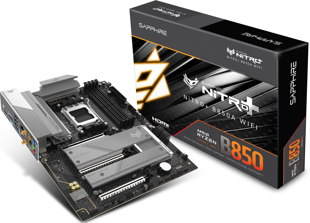 Sapphire NITRO+ B850A WIFI7 52123-03-40G