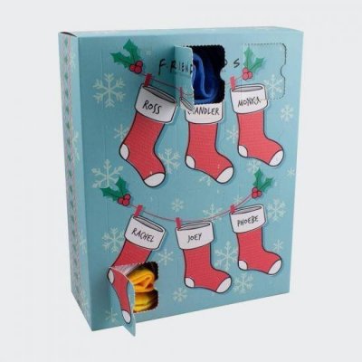 Adventní kalendář Přátelé - Ponožky – Zboží Dáma