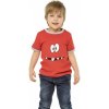 Dětské tričko Winkiki Chlapecké tričko BOO SUPERPOWER oči a zuby krátký rukáv červená