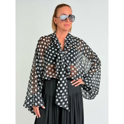 Miss City Official Černo-bílá košile Dots – Hledejceny.cz