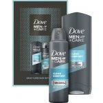 Dove Men + Care Clean Comfort sprchový gel 250 ml + deospray 150 ml dárková sada – Zbozi.Blesk.cz