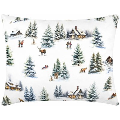 Darré bavlna Vánoce na horách 2.jakost 70 x 90 cm – Zboží Dáma