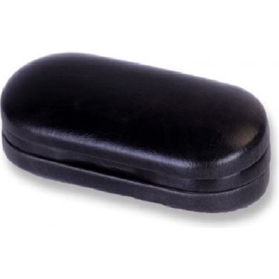 dvouvrstvé pouzdro na brýle 2v1 s přihrádkou na kontaktní čočky černé – Zboží Dáma