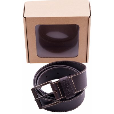 Wrangler opasek W0081US85 BROWN BASIC STITCHED belt – Zboží Mobilmania