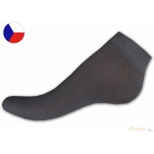 Nepon Kotníkové ponožky tm. šedé