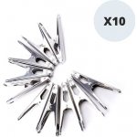 MSV kolíčky na prádlo 10 ks nerezové 9 cm 100461 – Zboží Dáma