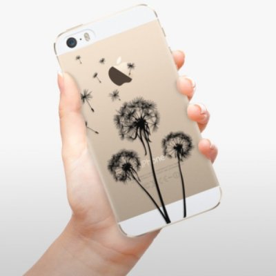 Pouzdro iSaprio Three Dandelions iPhone 5/5S/SE černé – Zbozi.Blesk.cz