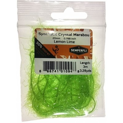 Semperfli Syntetické Marabou Synthetic Crystal Marabou Lemon Lime – Hledejceny.cz