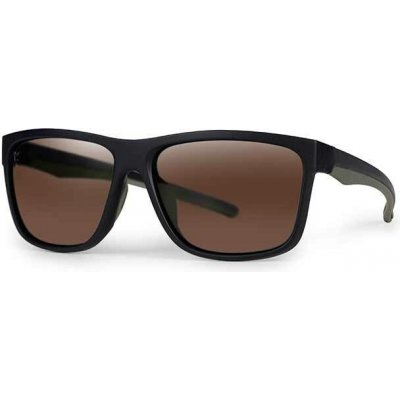 Fox Brýle Collection Black Orange Shades Brown Lens – Zboží Dáma