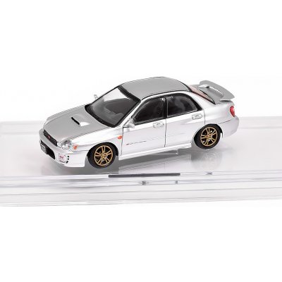 BM Creations Subaru 2001 Impreza WRX STi LHD šedá 1:64 – Zboží Mobilmania