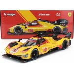 BBurago Model Ferrari 499P NR.83 Le Mans 2024 AF Corse 1:18 – Zboží Dáma