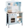 Dětská kuchyňka New Classic Toys moderní kuchyňský kout s modrou varnou deskou