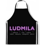 Impar Zástěra Ženská jména NEON Ludmila – Hledejceny.cz
