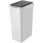 Tontarelli Odpadkový koš Touch & Lift 45 l krémová/šedá – Hledejceny.cz