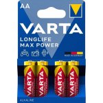 Varta LongLife Max Power AA 4ks 4706101404 – Zboží Živě