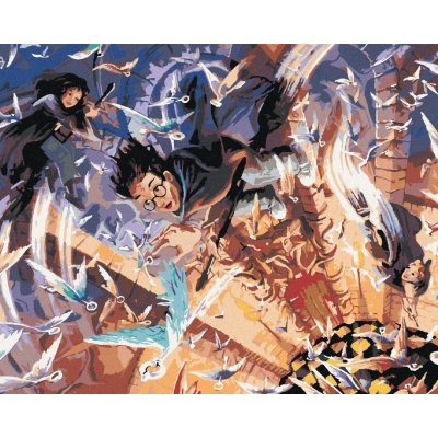 Zuty Harry potter hermiona a ron hledají klíč 40 x 50 cm vypnuté plátno na rám 8596530133292 – Hledejceny.cz