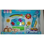 Bambilon piánko s mikrofonem plast na baterie v krabici 38 cm – Zboží Dáma