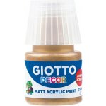 Akrylová barva Giotto Decor matt 25 ml zlatá – Zboží Dáma