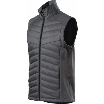 Malfini Premium Cross 557 Hybridní vesta pánská light anthracite – Sleviste.cz