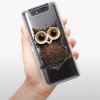 Pouzdro a kryt na mobilní telefon Samsung iSaprio Owl And Coffee Samsung Galaxy A80