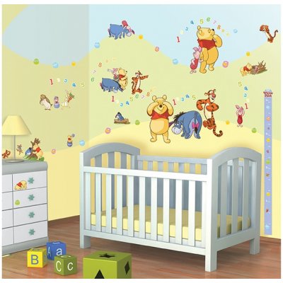 Walltastic Samolepicí dekorace 41486 Medvídek Pú 34 x 46 cm – Zboží Mobilmania