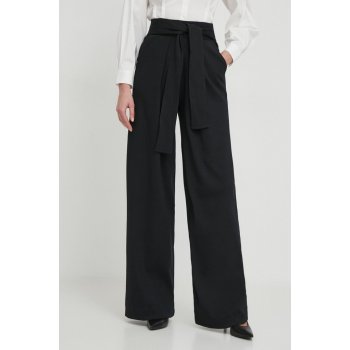 Desigual dámské kalhoty široké high waist 24SWPK02 černé
