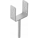 Domax patka sloupku "U" Zn PSU - 121x325x120mm PS120U – Zboží Mobilmania