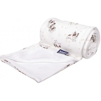 Kaarsgaren bambusová deka 70 x100 cm Hnědý buldoček – Zboží Mobilmania