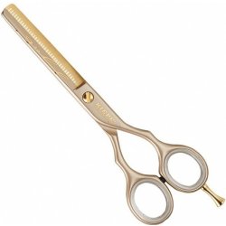 Kiepe Professional Luxury Premium 2471 5,5´ Gold efilační nůžky na vlasy 14,5 cm zlaté