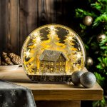 D28278 Nexos Vánoční dekorace vánoční hvězda 25 cm 10 LED diod – Hledejceny.cz