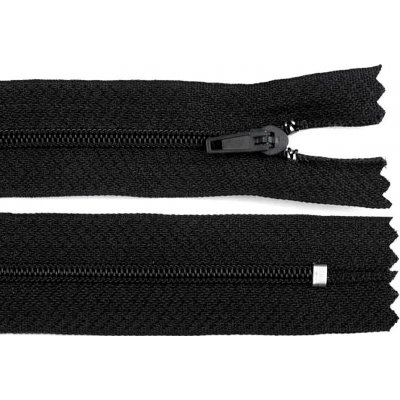 Spirálový zip No 3 délka 40 cm pinlock Varianta: 332 černá, Balení: 1 ks – Hledejceny.cz