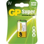 GP Super Alkaline 9V 1ks 0301604AETA-B1 – Zboží Mobilmania