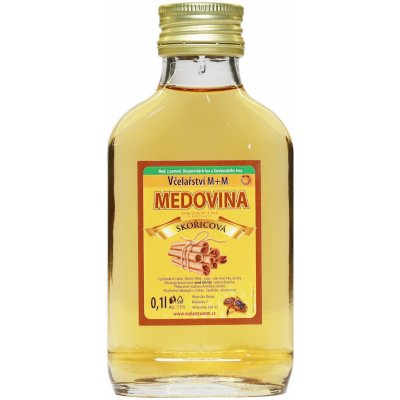 Včelařství M+M medovina dezertní skořicová 0,1 l – Zbozi.Blesk.cz
