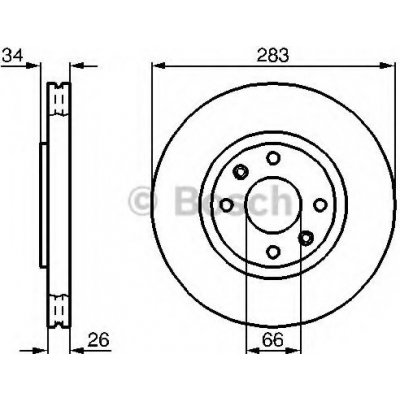 Brzdový kotouč Bosch 0 986 478 979 přední levý nebo pravý – Hledejceny.cz