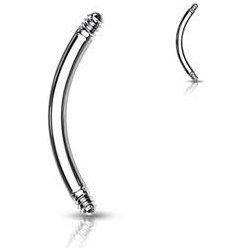 Šperky4U piercing náhradní tyčka zahnutá ND018-1612