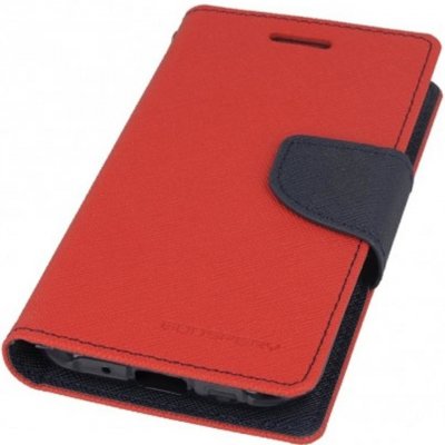 Pouzdro Fancy Book Samsung Galaxy J1 červeno modré
