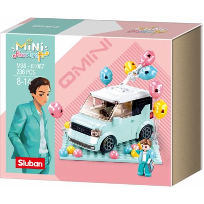 Sluban B1087 Qmini zelené autíčko