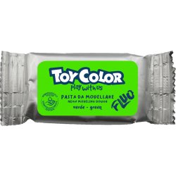 Toycolor hmota modelovací 0,1kg fluo zelená