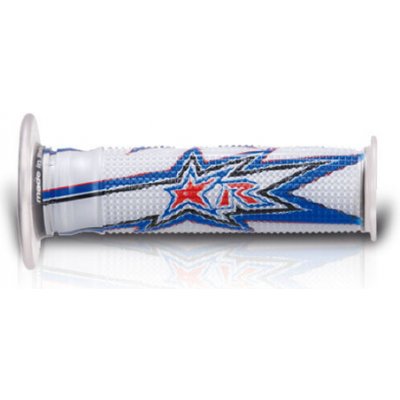 ARIETE řazení (gripy) 02632-RBA EVO ROAD (120 mm) bez otvoru barva bílá/světle modrý | Zboží Auto